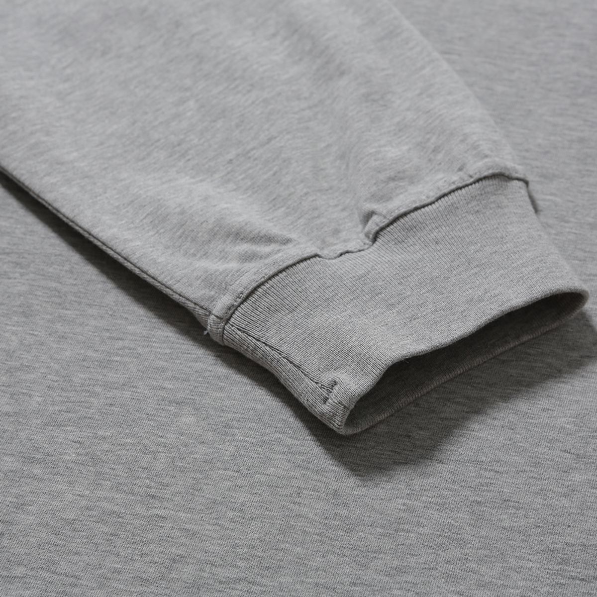모이프(MOIF) [AW25] BAGGY MOCKNECK L/S TEE / HEATHER GRAY