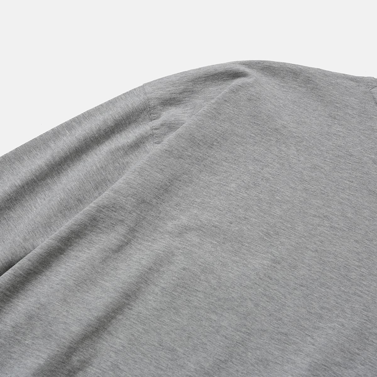 모이프(MOIF) [AW25] BAGGY MOCKNECK L/S TEE / HEATHER GRAY
