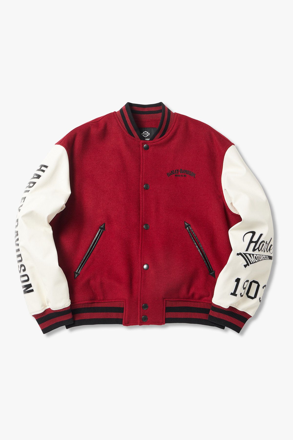 할리데이비슨 컬렉션스®(HARLEY-DAVIDSON COLLECTIONS®) HD 스타디움 점퍼 레드_레드 HH15303004