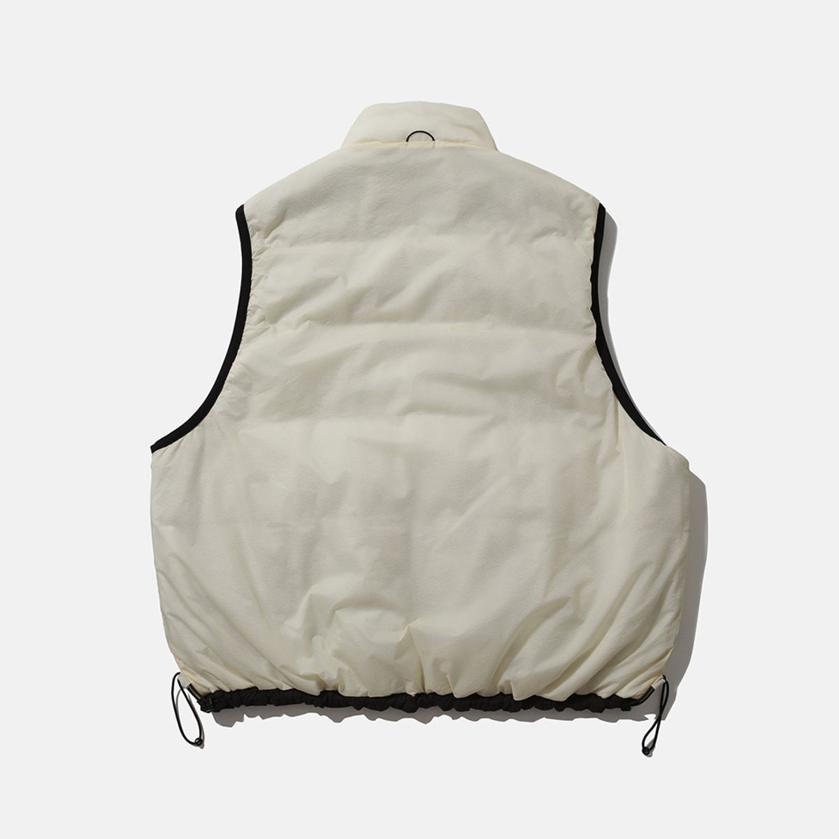 모이프(MOIF) [AW25] REVERSIBLE PUFF VEST / BLACK/ECRU