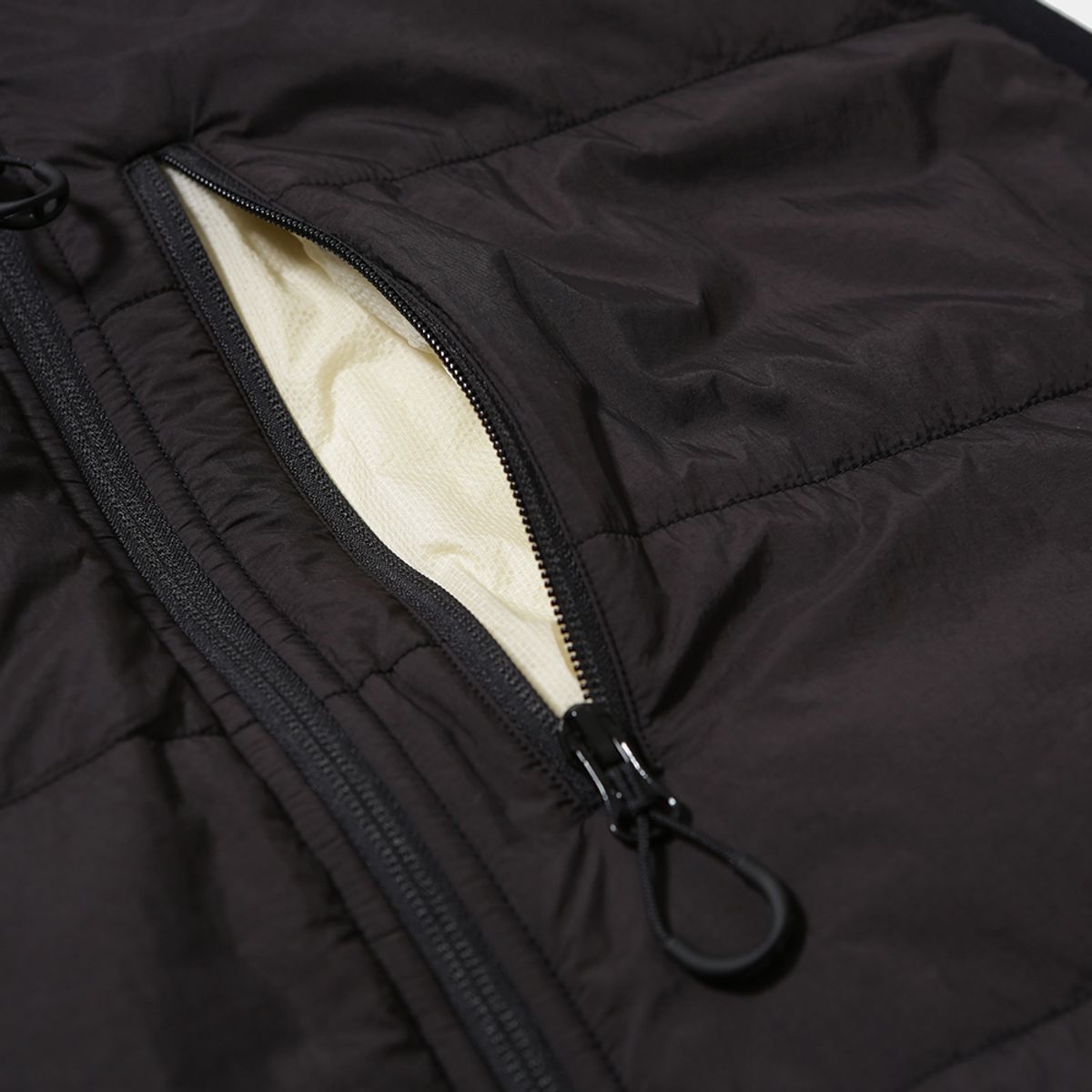 모이프(MOIF) [AW25] REVERSIBLE PUFF VEST / BLACK/ECRU