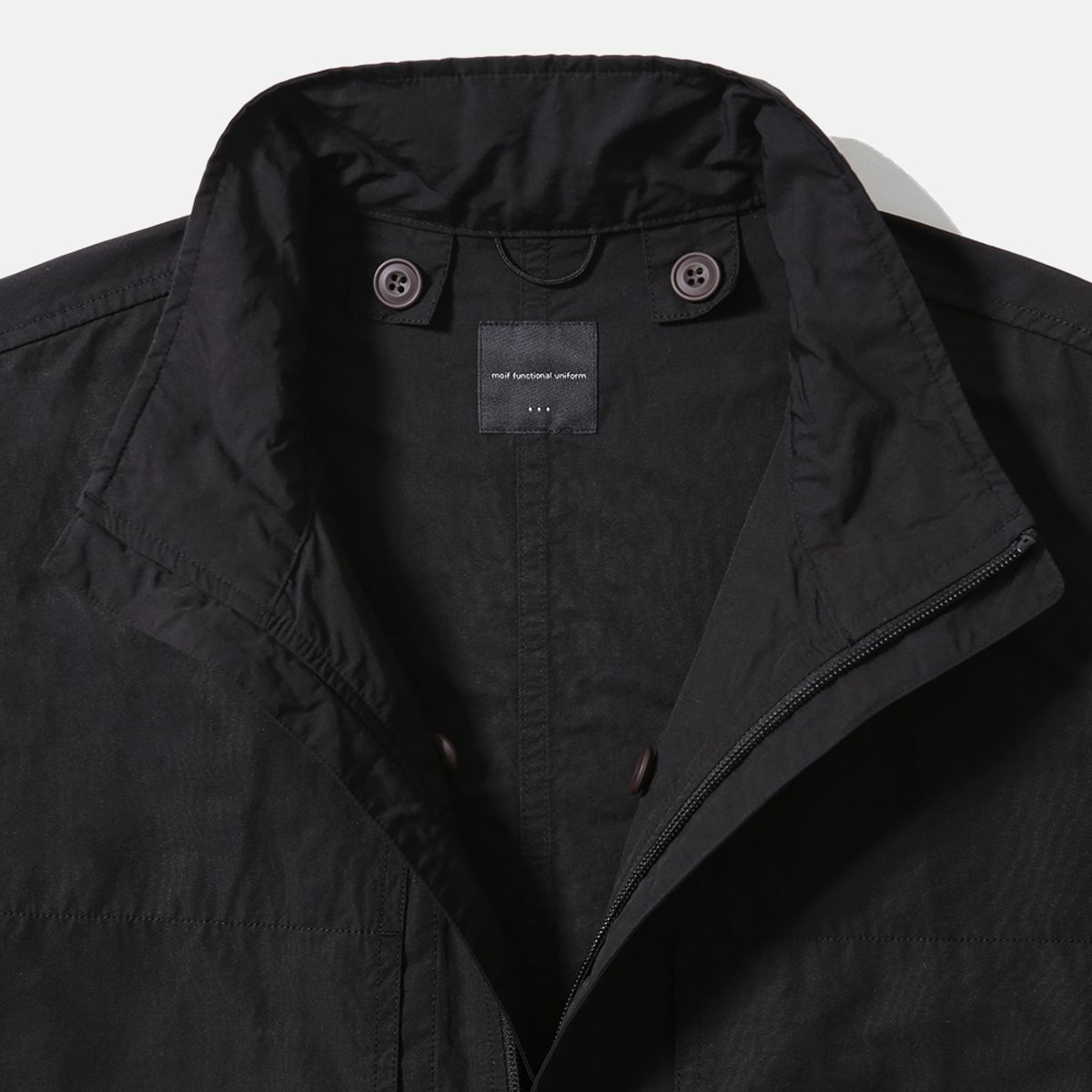 모이프(MOIF) [AW25] WIDE PATROL JACKET / BLACK