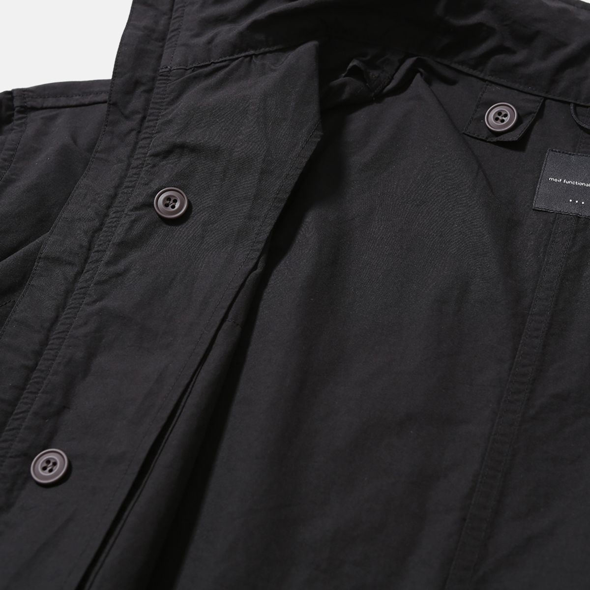 모이프(MOIF) [AW25] WIDE PATROL JACKET / BLACK