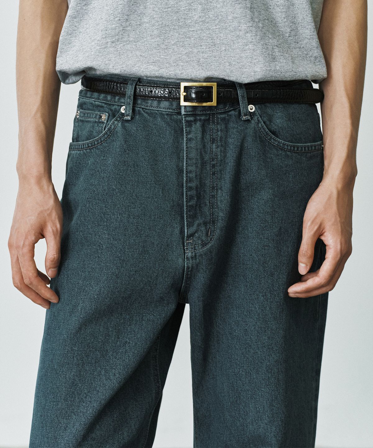 브랜디드(BRANDED) 1798 SAND FOREST JEANS [WIDE STRAIGHT]