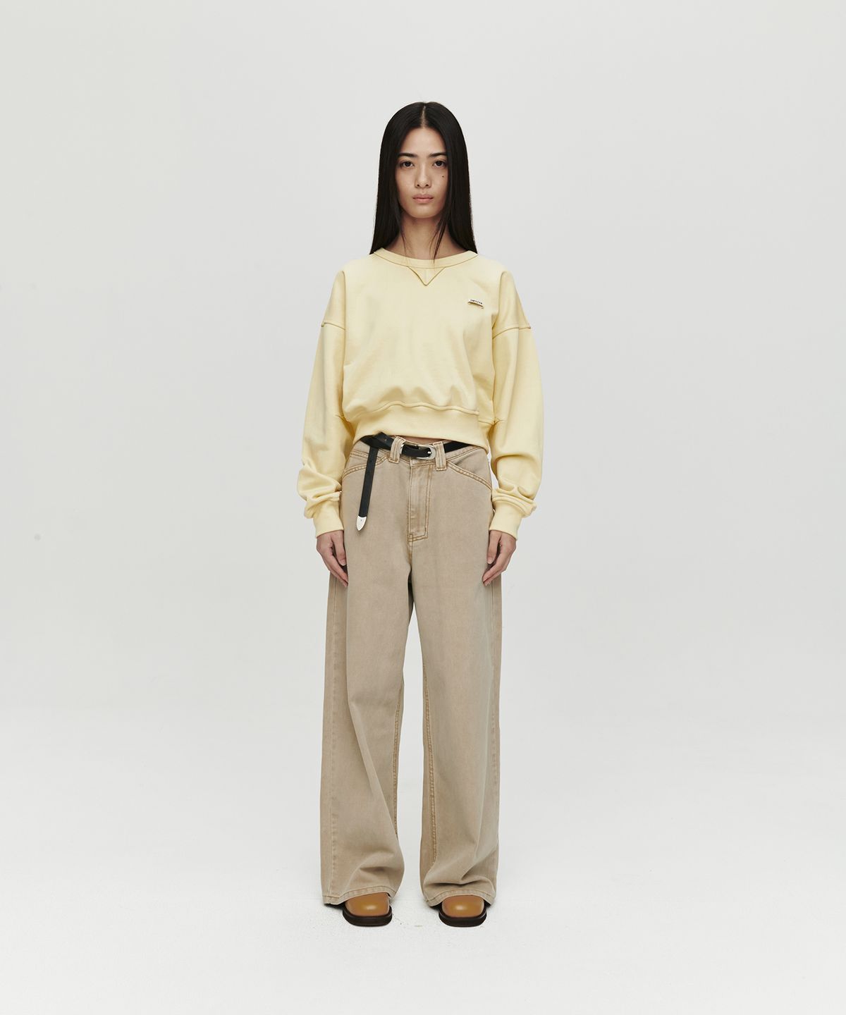호이테(HEUTE) BENY WIDE DENIM (BEIGE)