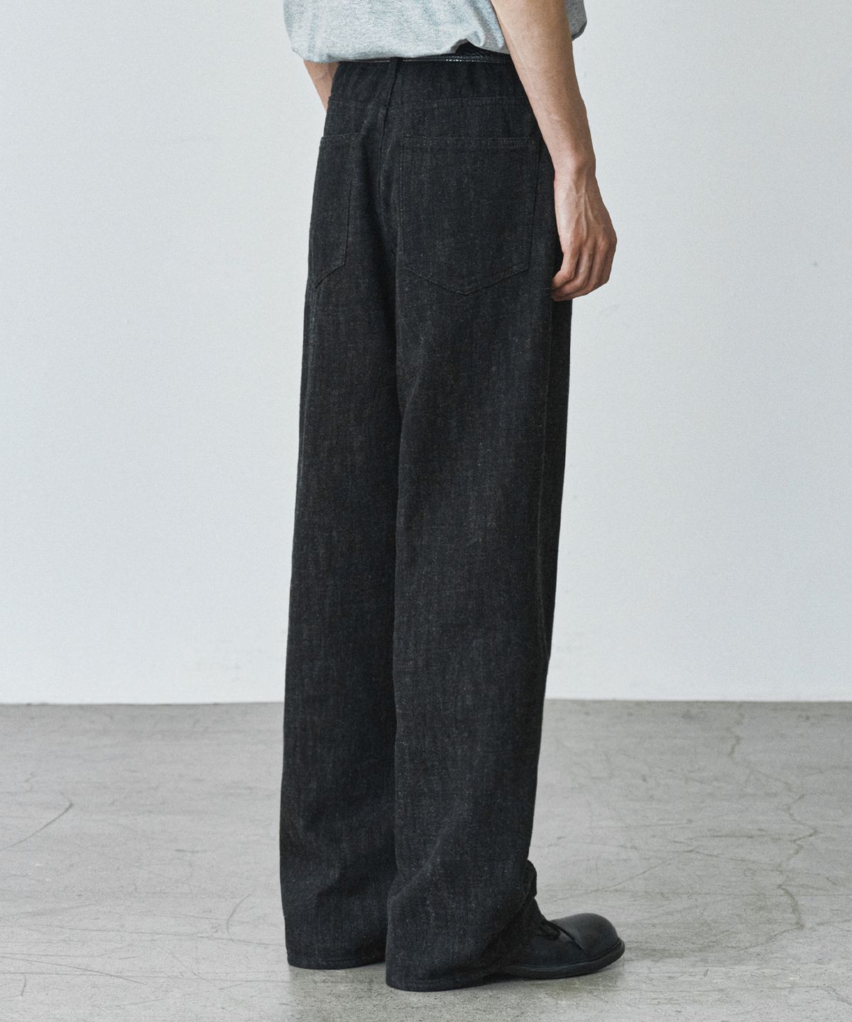 브랜디드(BRANDED) WOOL DENIM PANTS [EXTRA WIDE STRAIGHT]