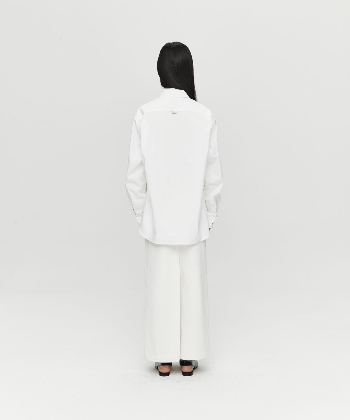 호이테(HEUTE) REGULAR COLLAR COTTON SHIRT (WHITE)