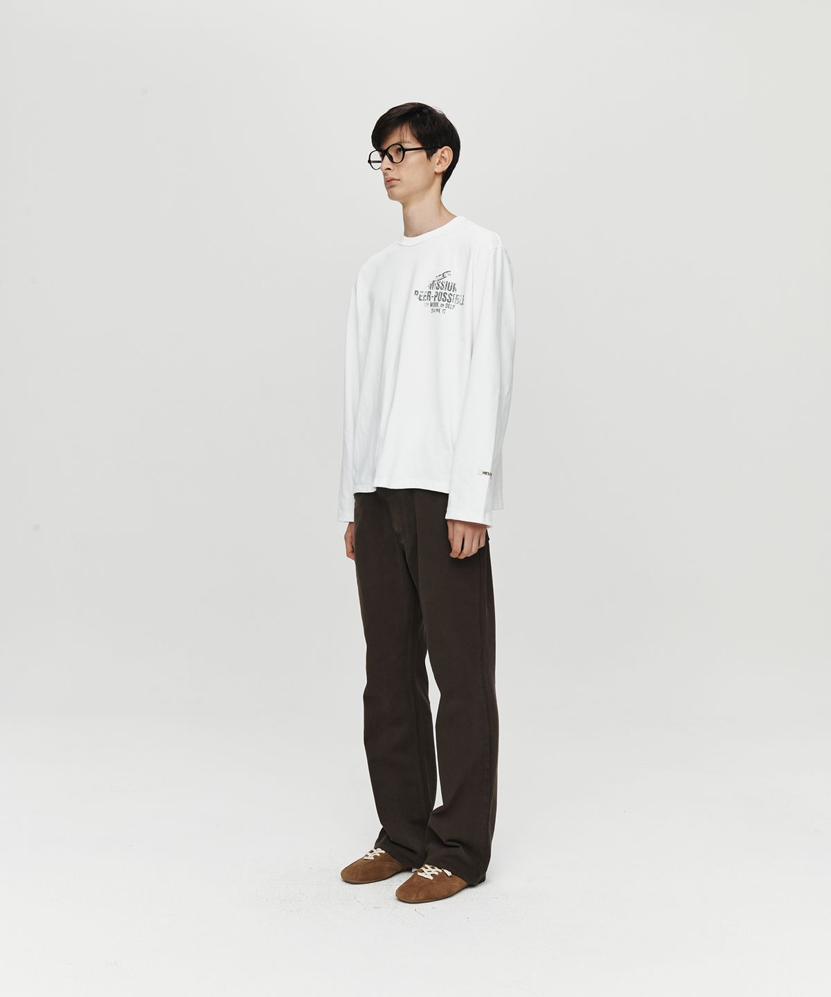호이테(HEUTE) HET BEER MISSION T-SHIRT (WHITE)