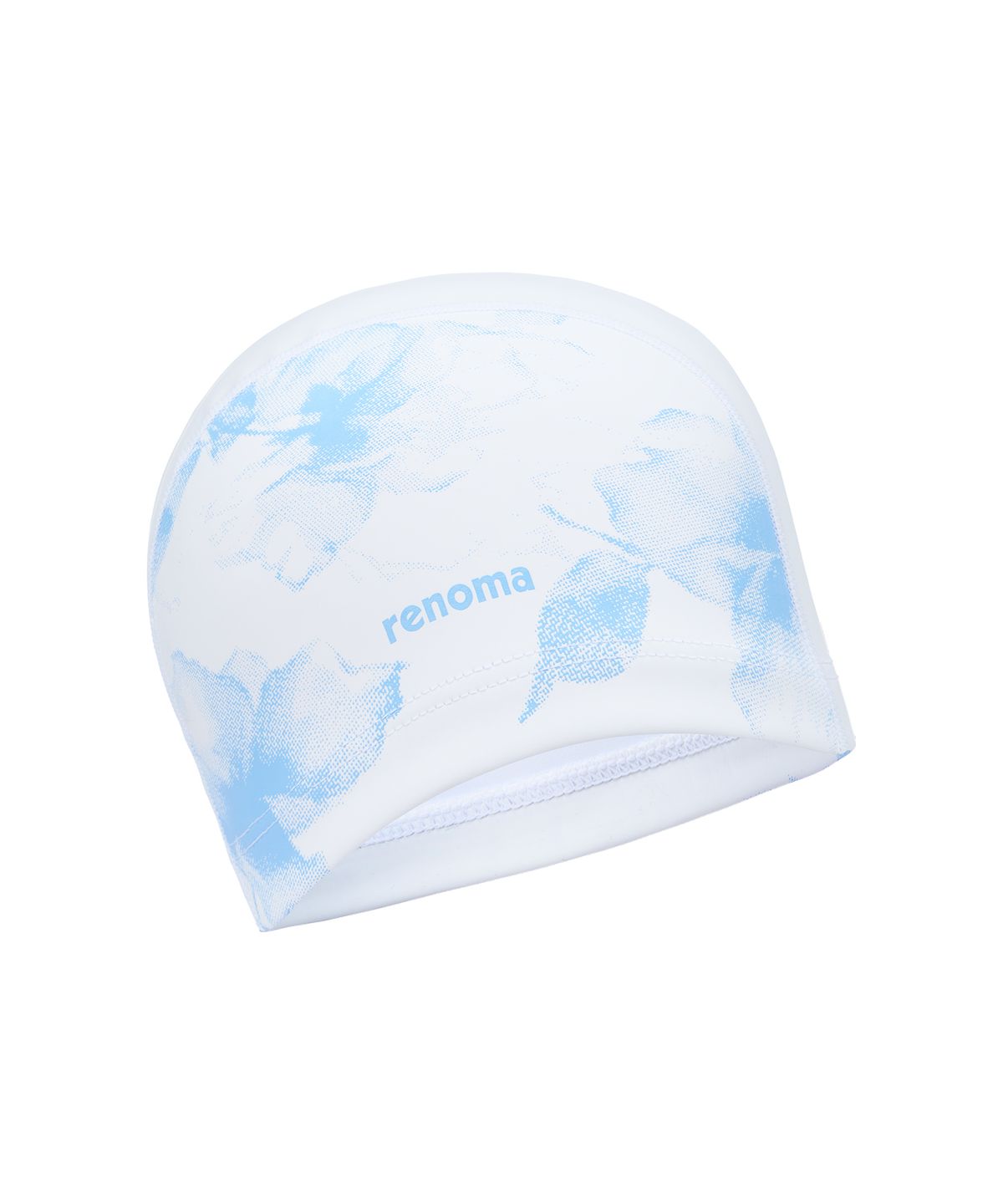 레노마수영복(RENOMASWIM) 용품 성인 플라워 도트 그래픽 PU 수모 화이트 RO-RC2F711-WH