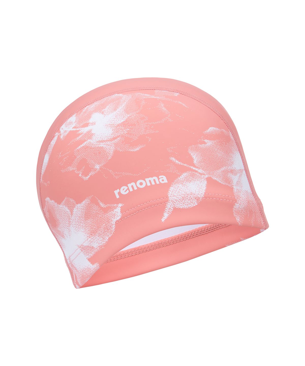 레노마수영복(RENOMASWIM) 용품 성인 플라워 도트 그래픽 PU 수모 코랄 RO-RC2F711-CR