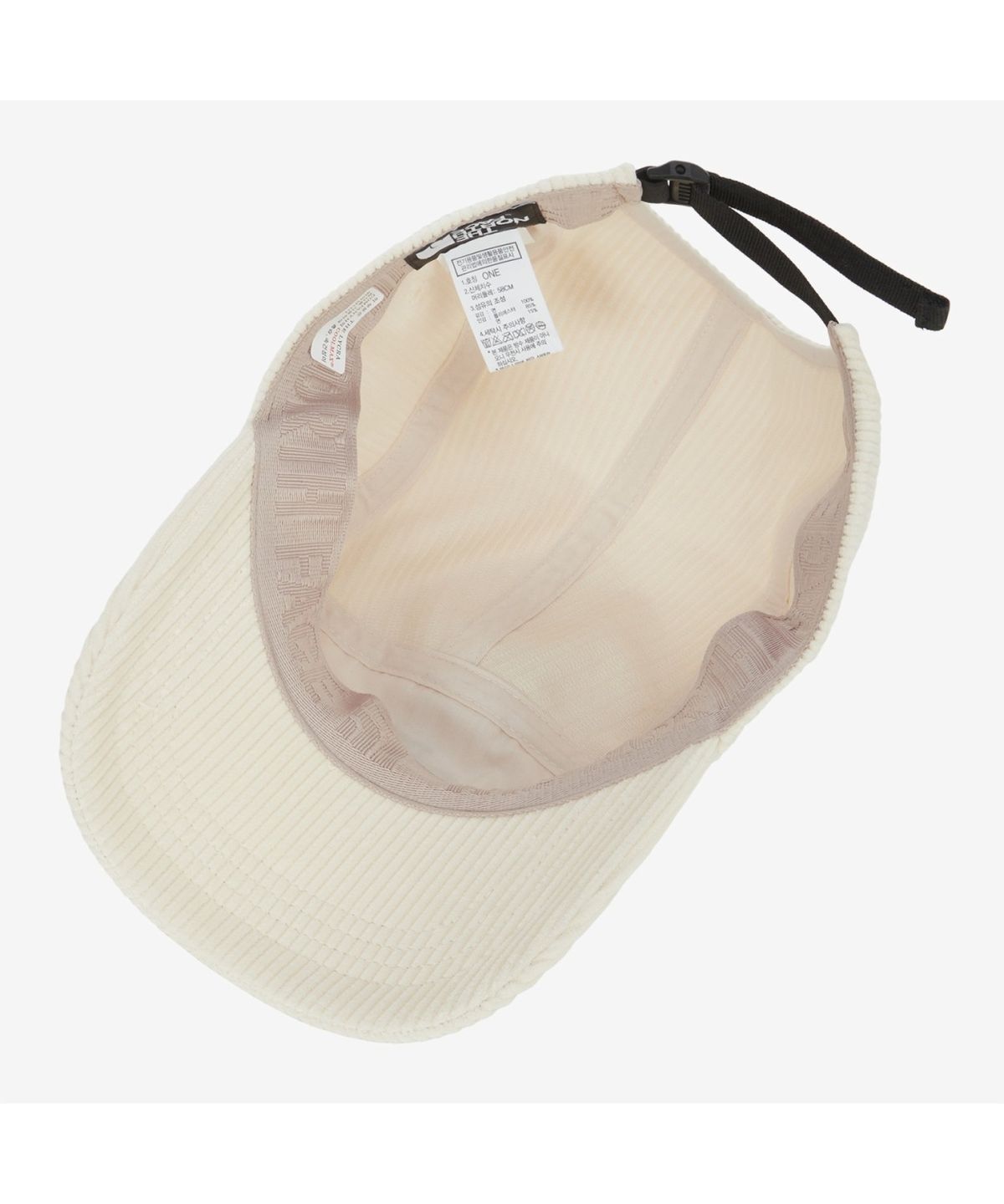 노스페이스(THE NORTH FACE) NE3CR59B 5 패널 캡_코듀로이 CREAM