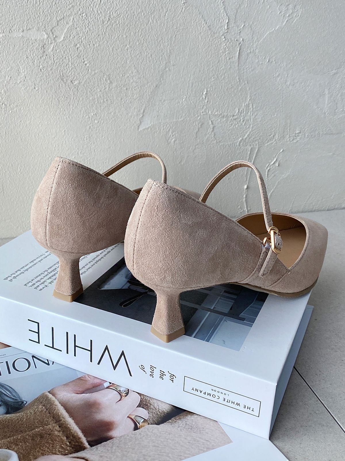 오드리(ODR) 클리사 스트랩 펌프스_beige 5cm ODR219191-1