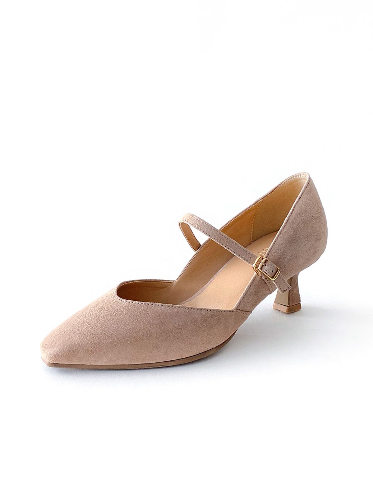오드리(ODR) 클리사 스트랩 펌프스_beige 5cm ODR219191-1