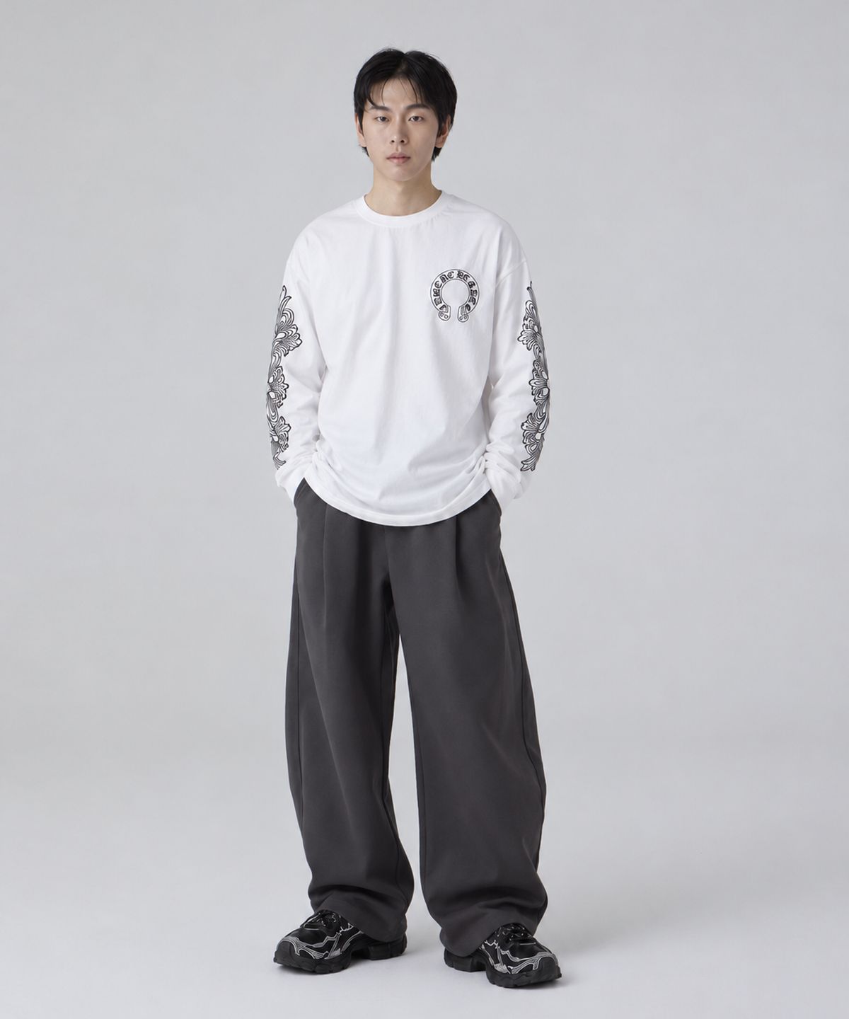 언아웃핏(AOTT) 세미 와이드 벌룬핏 스웻팬츠 6color