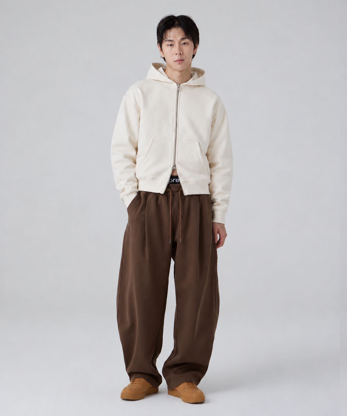 언아웃핏(AOTT) 세미 와이드 벌룬핏 스웻팬츠 6color
