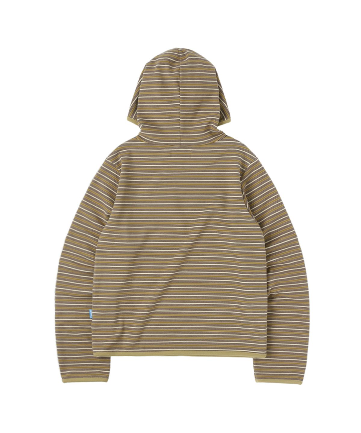 써넥트(SUNNECT) Stripe Taped Hoodie - Mustard