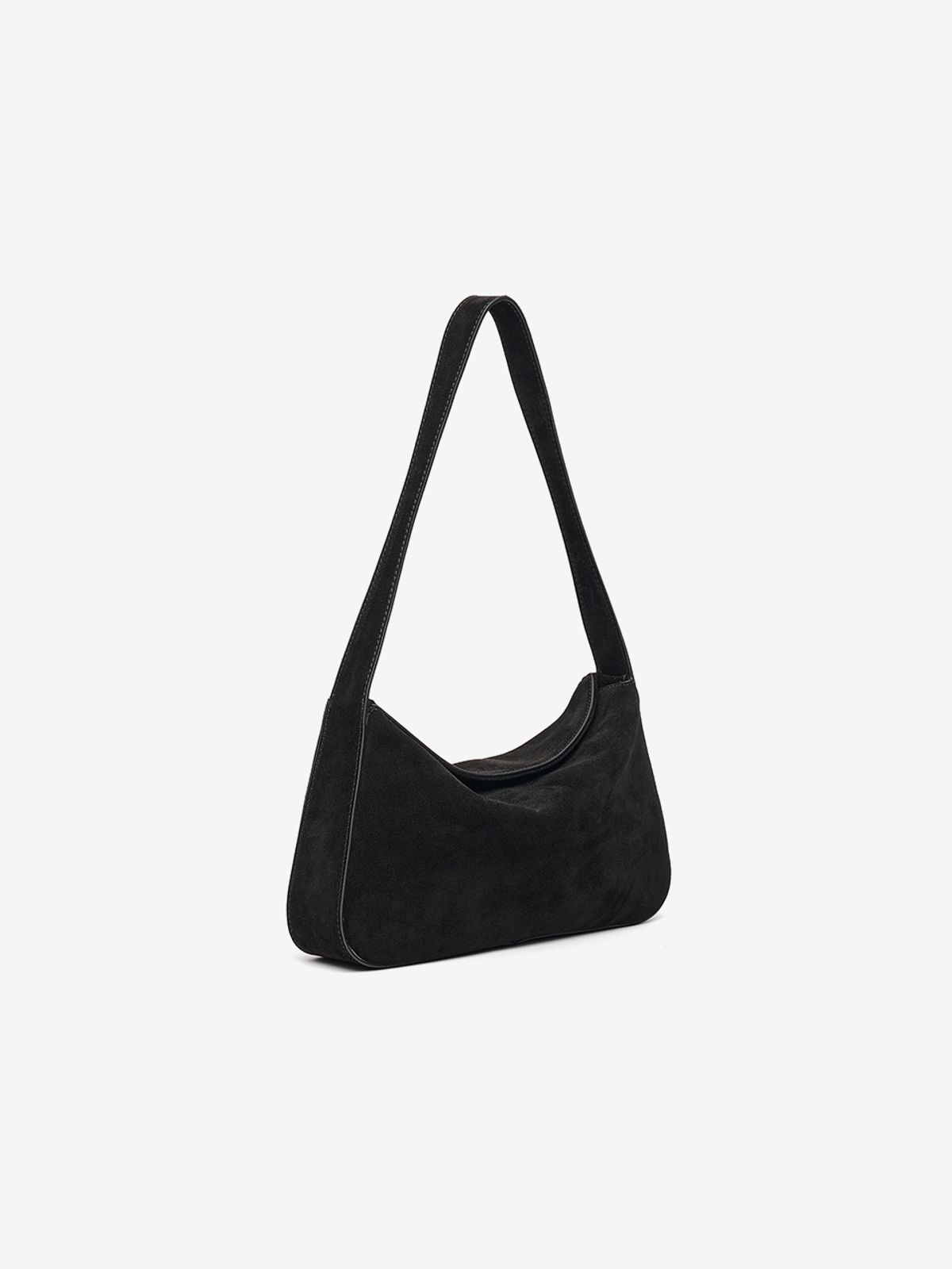 르니나(LENINA) ILIANA suede shoulder bag_BLACK