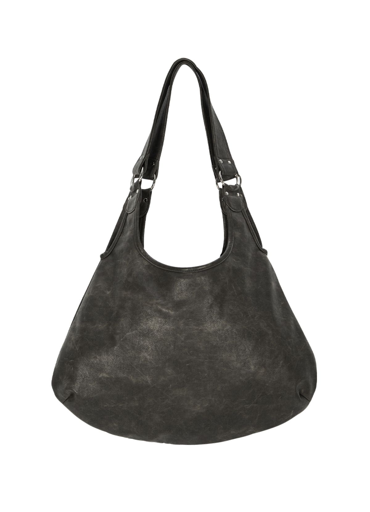 애즈온(ASON) RICKY SHOULDER BAG / CRACK BROWN
