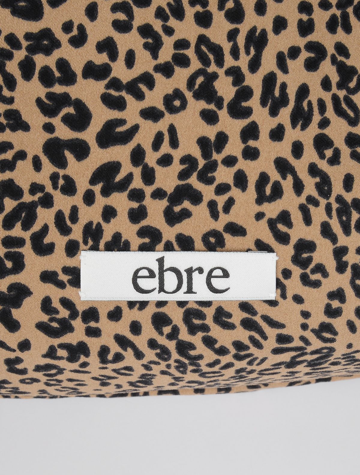 에브레(EBRE) 호피쇼퍼백 _브라운