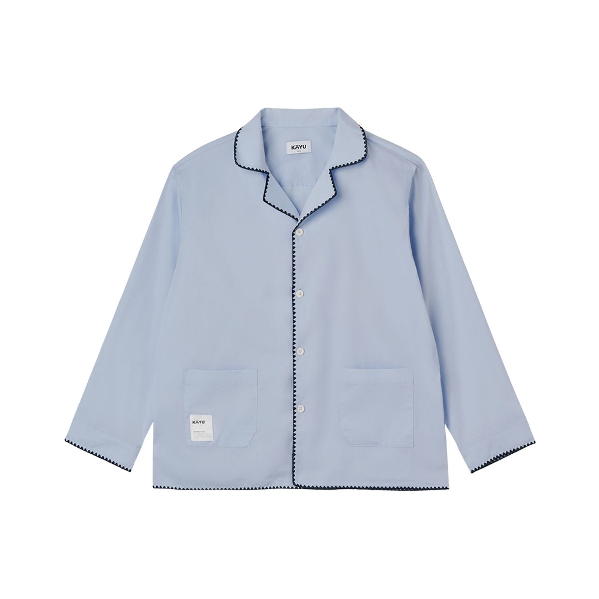 고유(KOYU) 모노 라운지 셋업 스카이블루 (Needle Stich)