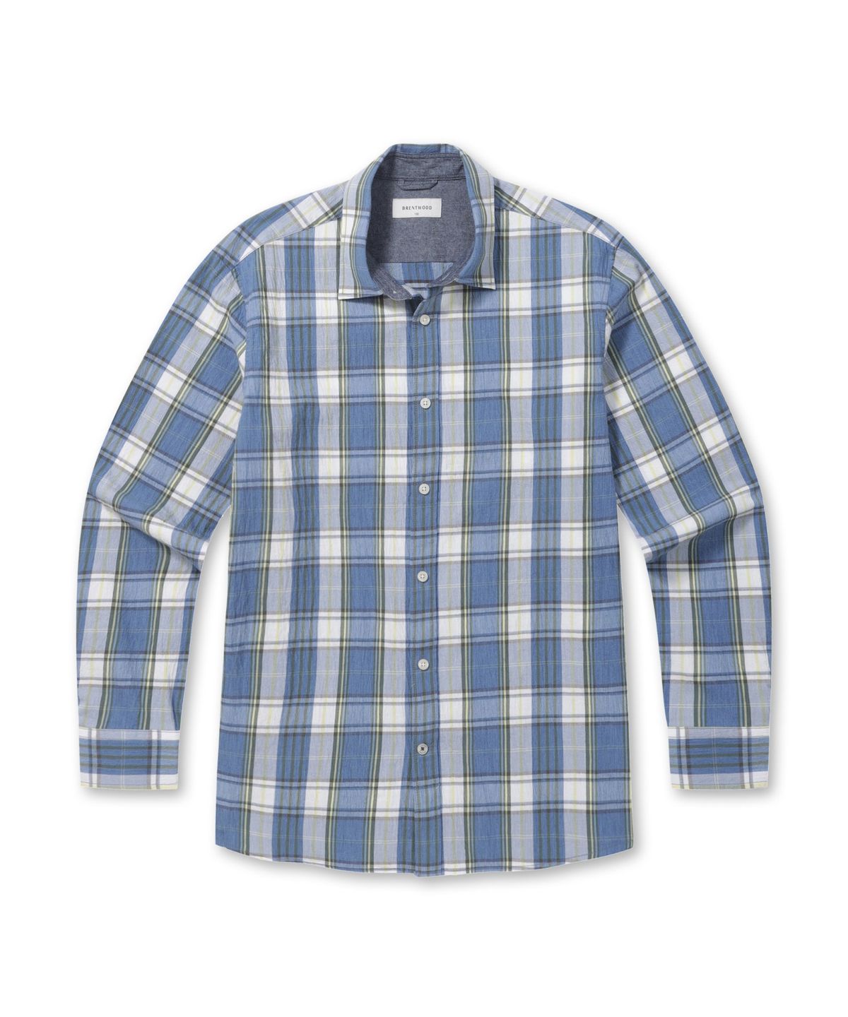 브렌우드(BRENTWOOD) 데님라이크 체크 캐주얼셔츠 BRSAM25451BUX