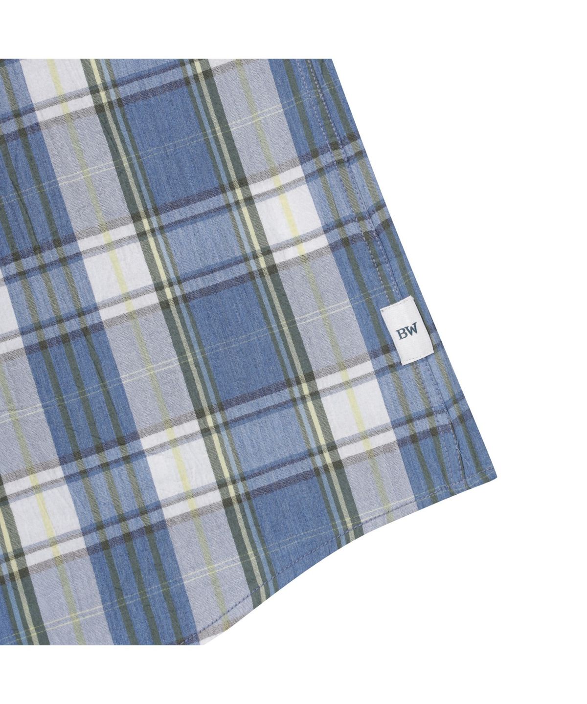 브렌우드(BRENTWOOD) 데님라이크 체크 캐주얼셔츠 BRSAM25451BUX