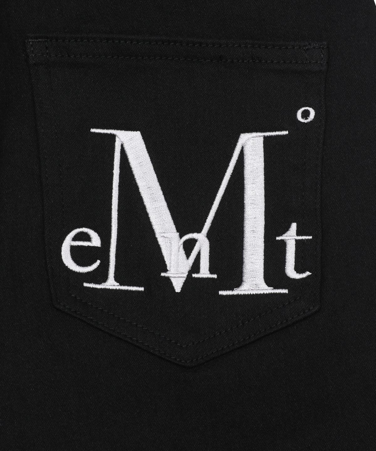 무센트(MUCENT) 피스톨 백 레더 더블 크로스 와이드 코튼 팬츠