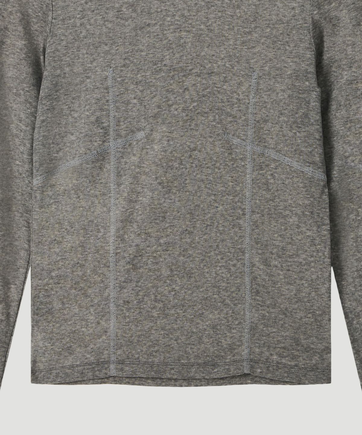 호이테(HEUTE) WOOL LINE TURTLENECK (CHARCOAL)