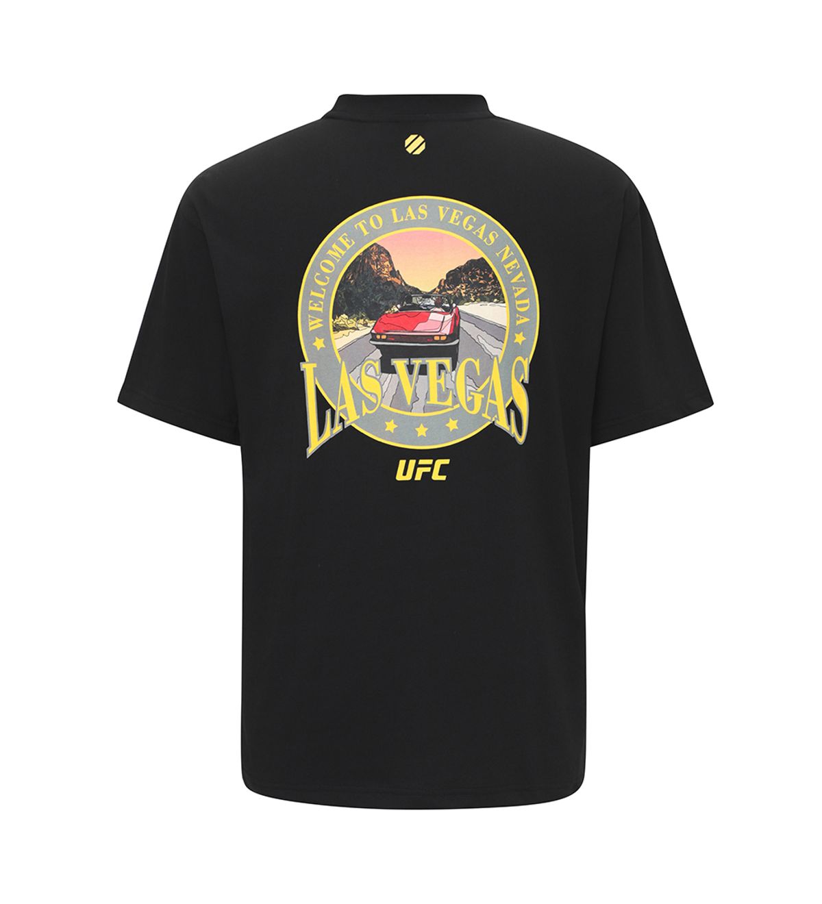 유에프씨 스포츠(UFC SPORT) UFC 프리덤 릴렉스핏 반팔 티셔츠 블랙 U2SSW2334BK