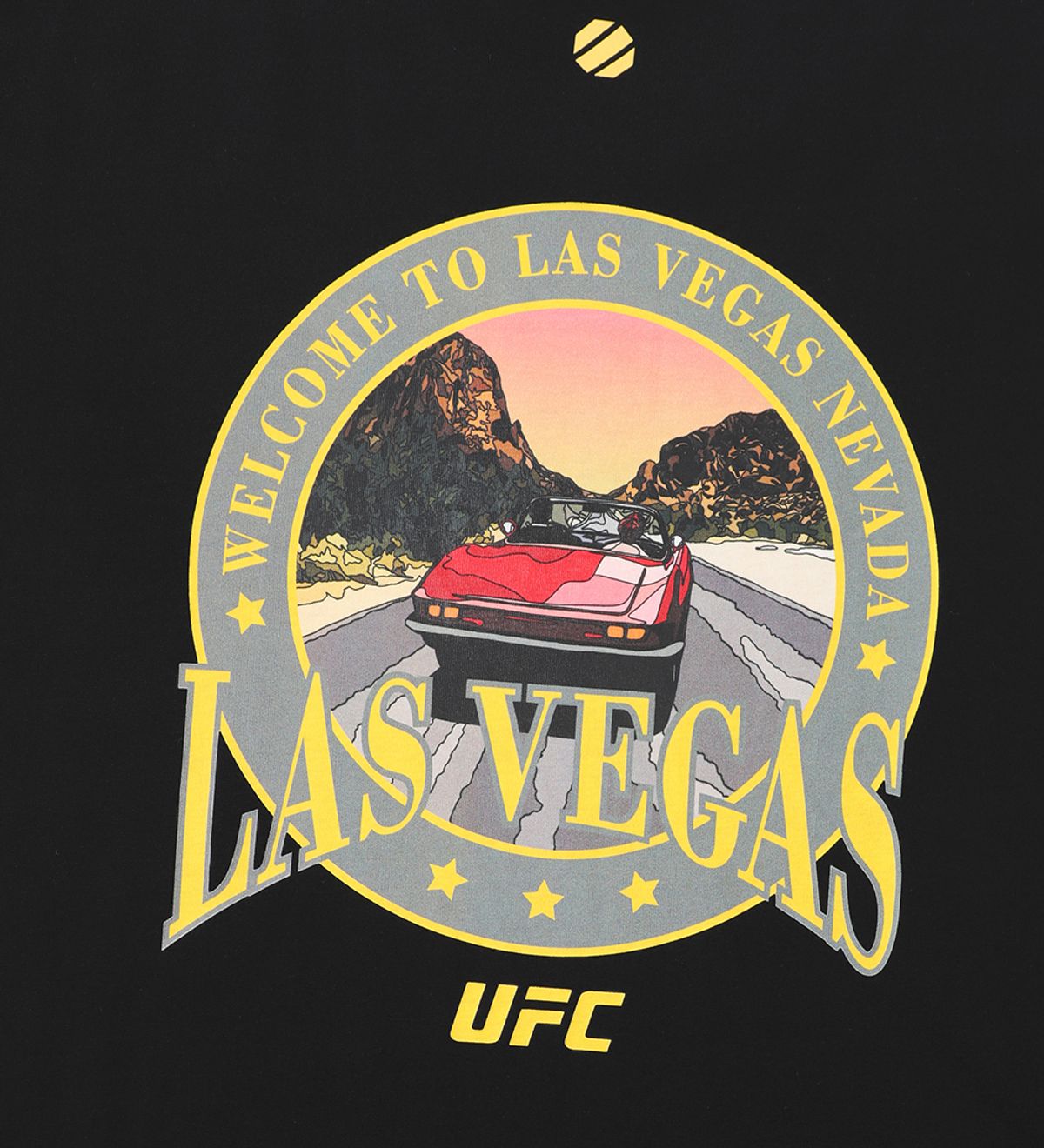 유에프씨 스포츠(UFC SPORT) UFC 프리덤 릴렉스핏 반팔 티셔츠 블랙 U2SSW2334BK