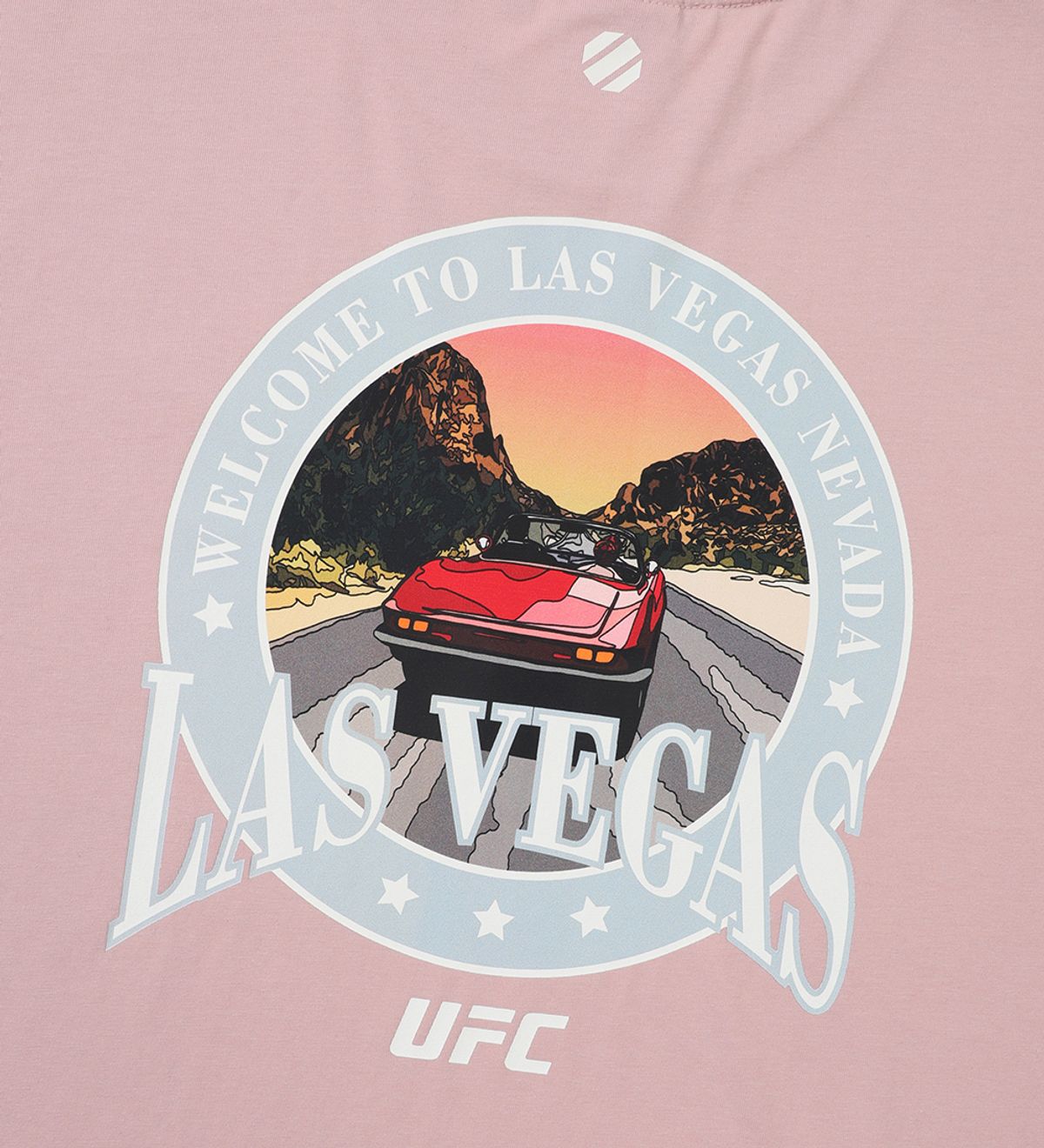 유에프씨 스포츠(UFC SPORT) UFC 프리덤 릴렉스핏 반팔 티셔츠 샴페인 핑크 U2SSW2334CP