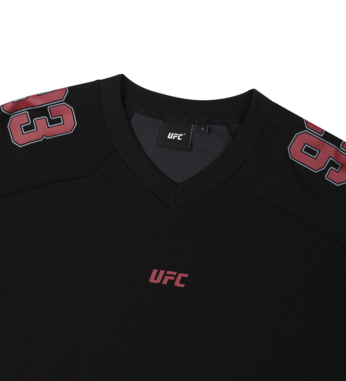 유에프씨 스포츠(UFC SPORT) UFC 93 메가핏 풋볼 저지 티셔츠 블랙 U2SSW2143BK