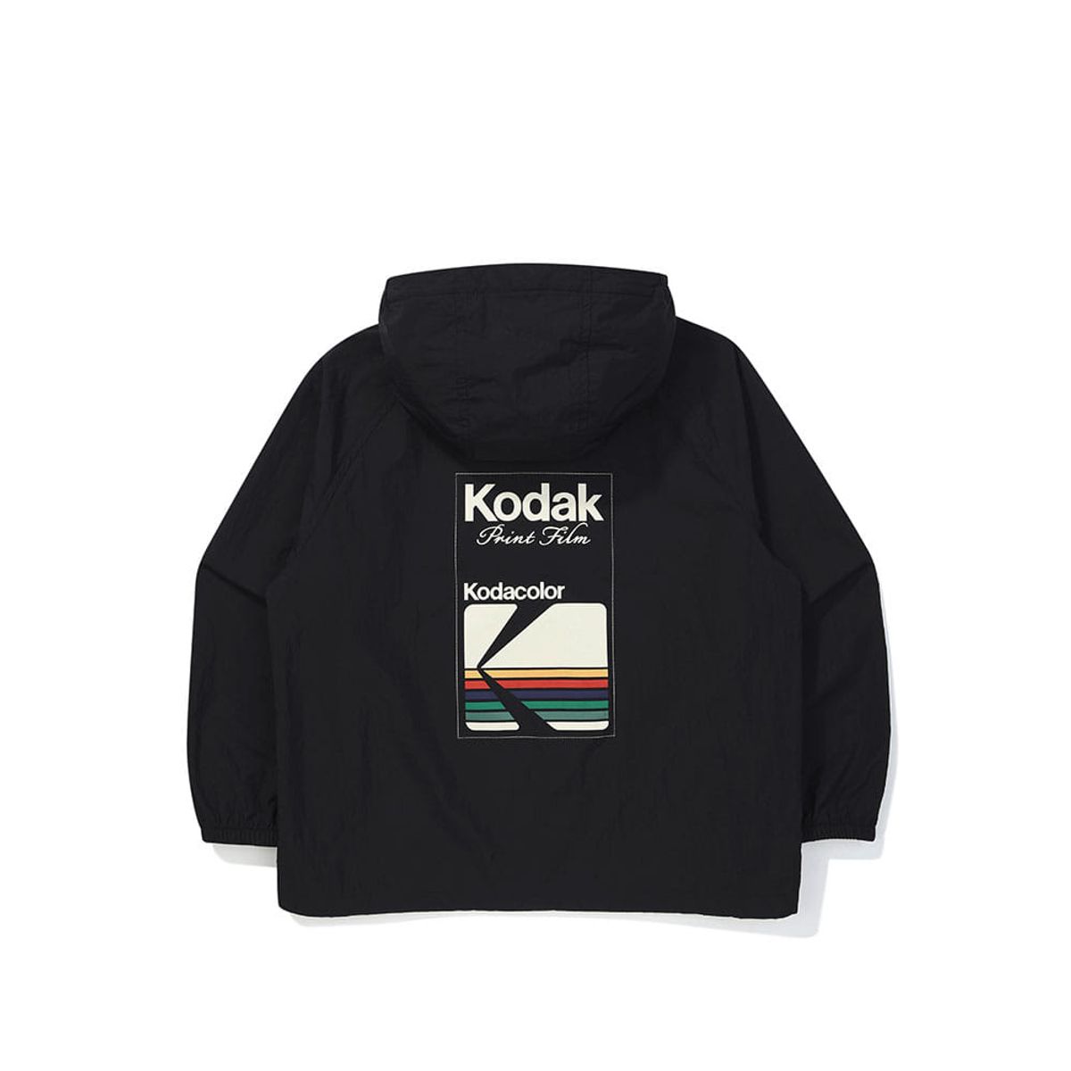 코닥 키즈(KODAK KIDS) 레인보우 우븐 후드 자켓 키즈 BLACK