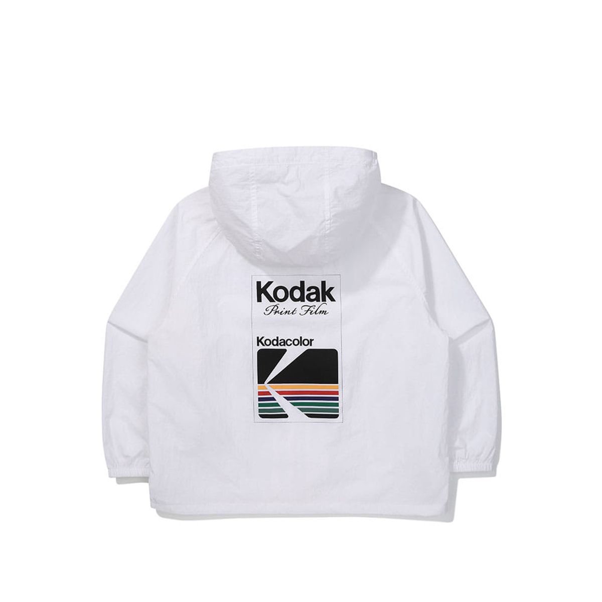 코닥 키즈(KODAK KIDS) 레인보우 우븐 후드 자켓 키즈 WHITE