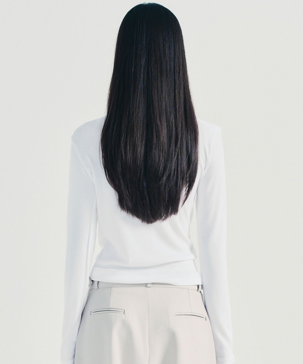 닉앤니콜(NICK&NICOLE) SHIRRING DRAPE BOAT NECK TOP_IVORY