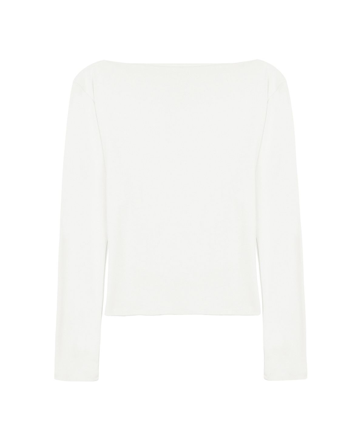 닉앤니콜(NICK&NICOLE) SHIRRING DRAPE BOAT NECK TOP_IVORY
