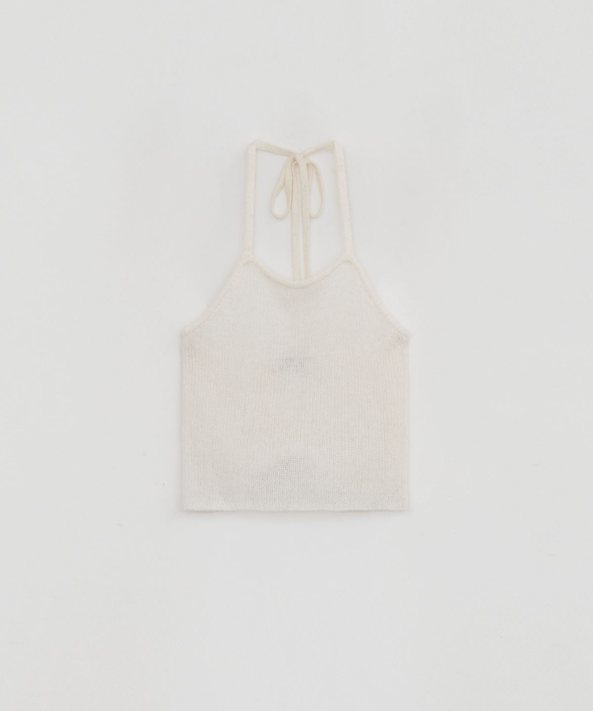 로우타이드(LOW TIDE) ALPACA HALTER KNIT [IVORY]