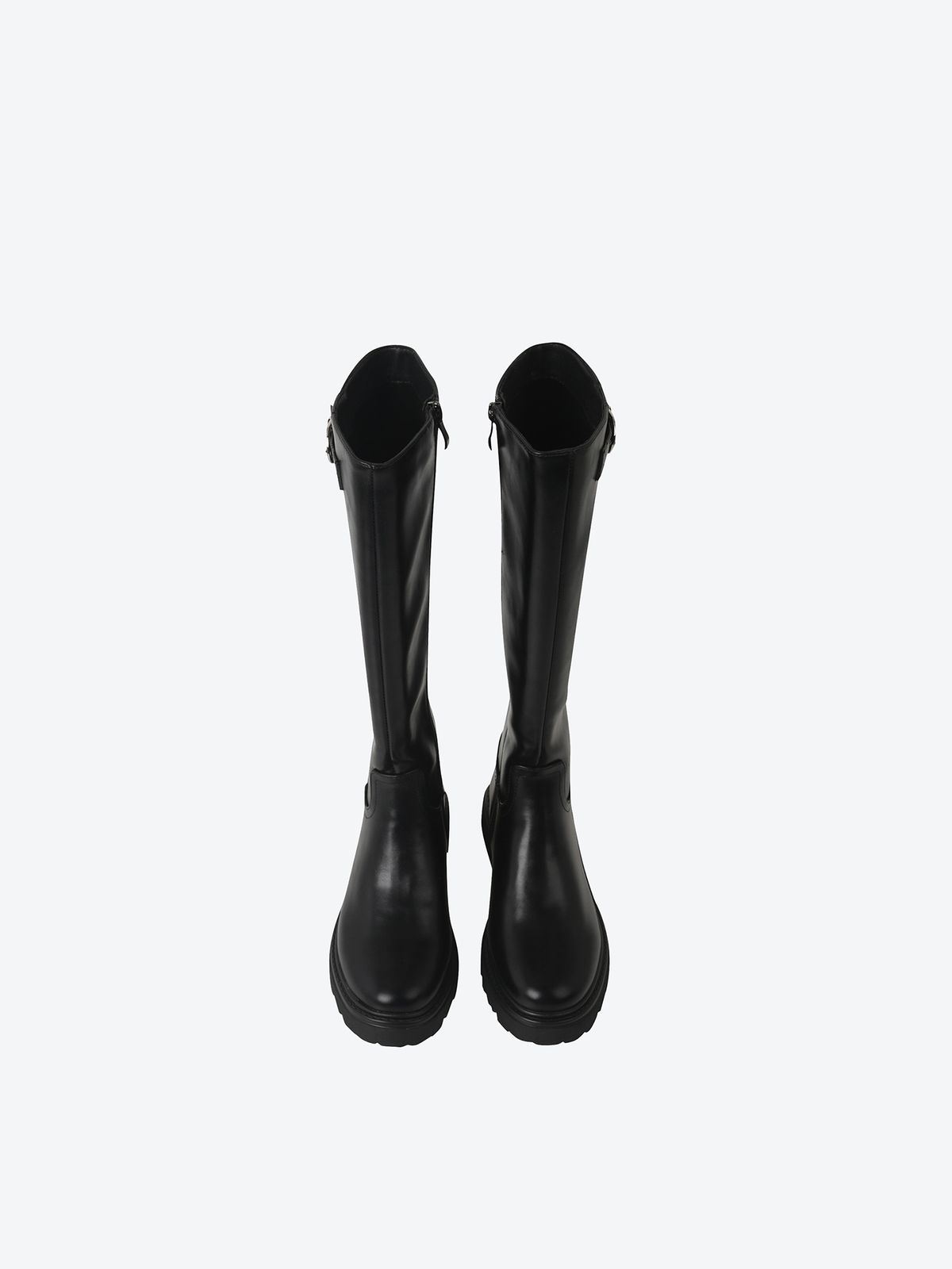 슈펜(SHOOPEN) 플랫폼 바이커 롱부츠 (4cm) HPWXLFFT21