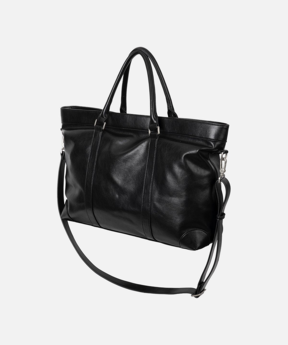 드로우핏(DRAW FIT) 밴스 레더 크로스 토트백 [BLACK]