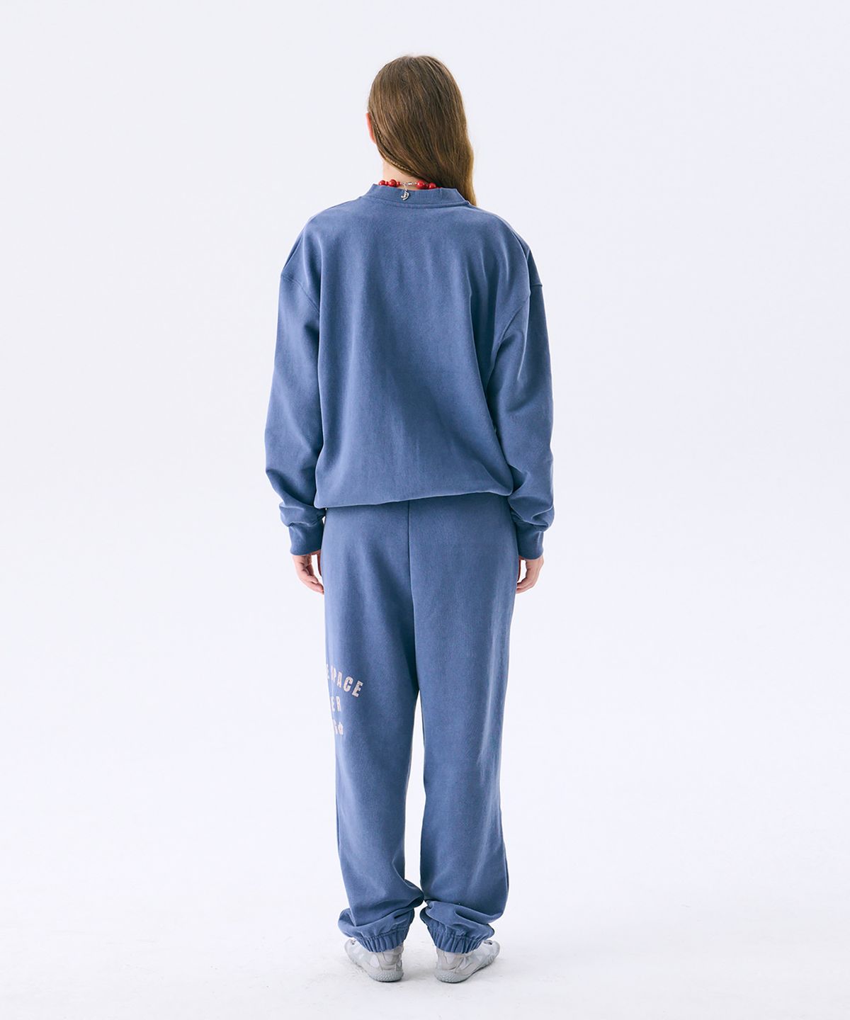준준스페이스(JUNEJUNE SPACE) Vintage Sweat Jumper_Blue(빈티지 스웨트 점퍼_블루)