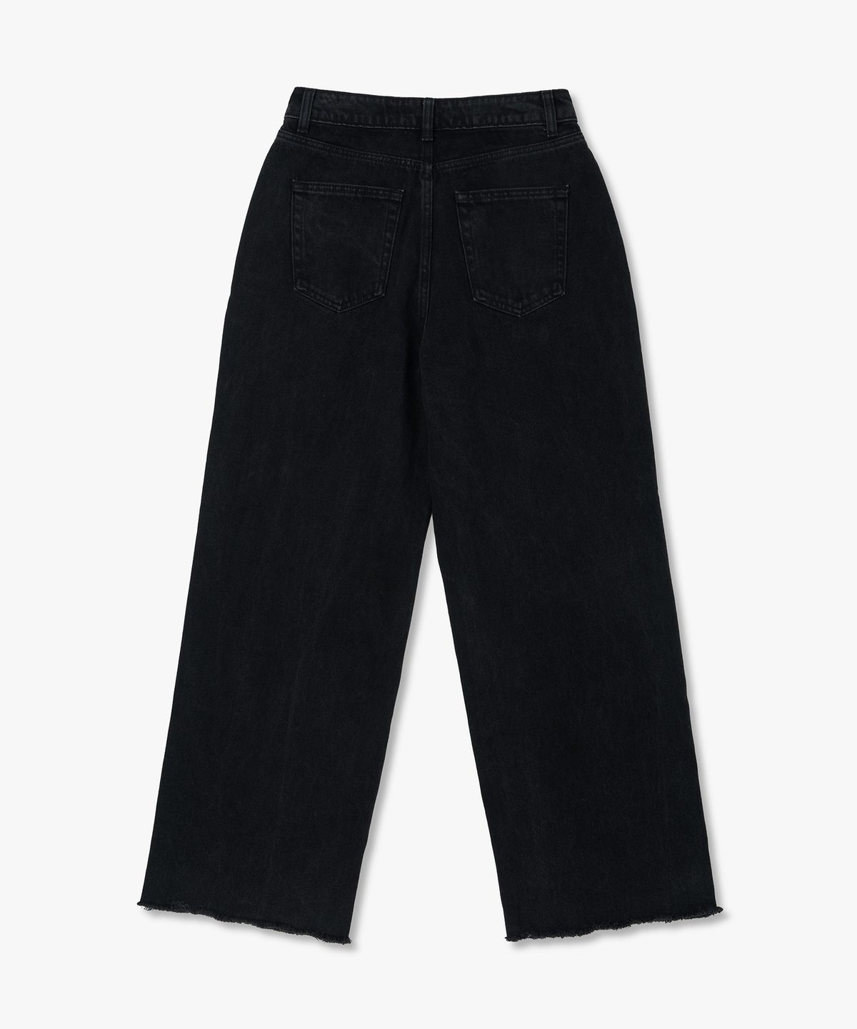플랙 우먼(PLAC WOMEN) 커브드 린스드 데님팬츠 M44 블랙