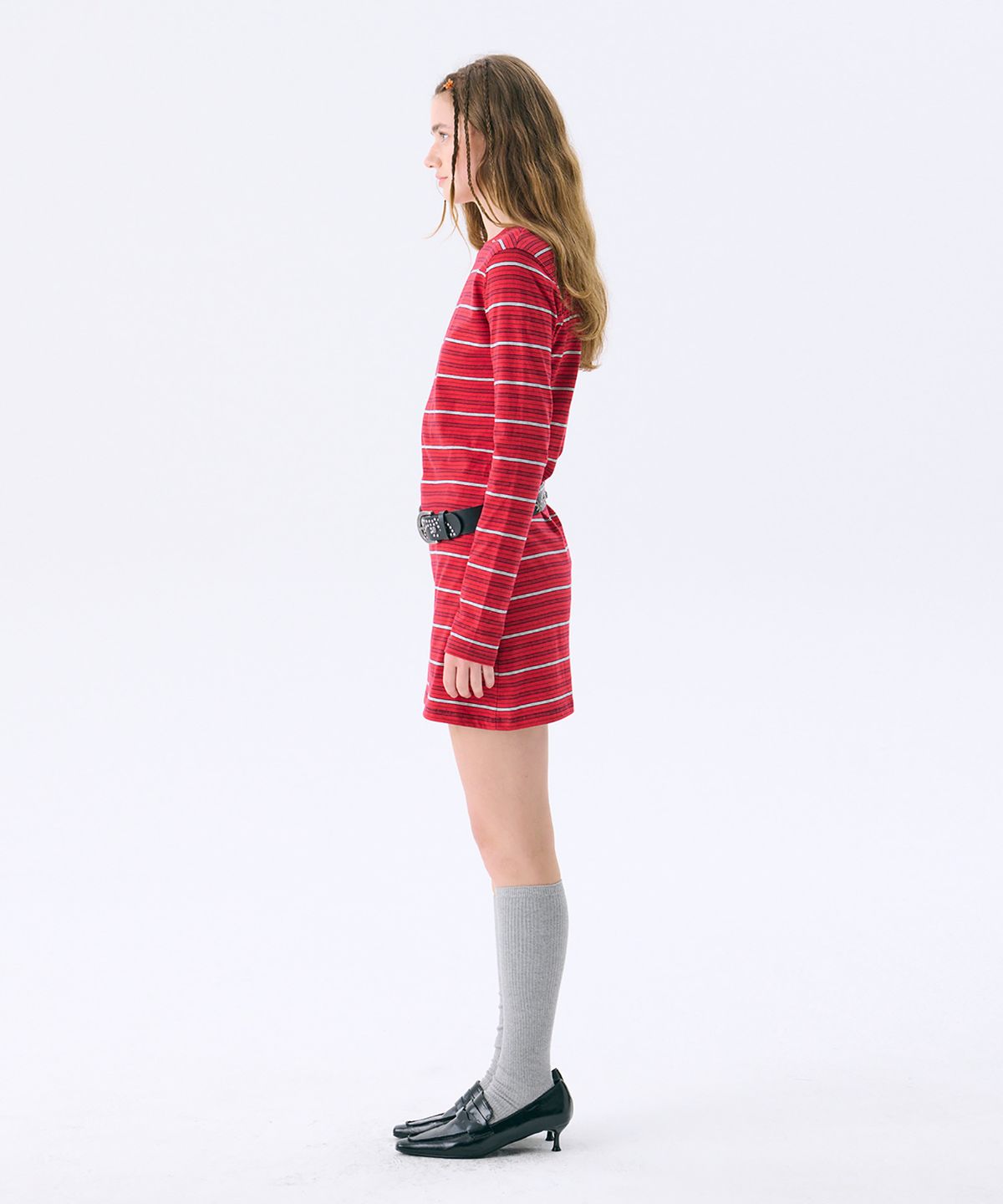 준준스페이스(JUNEJUNE SPACE) Mini Jersey Dress_Red(미니 저지 드레스_레드)