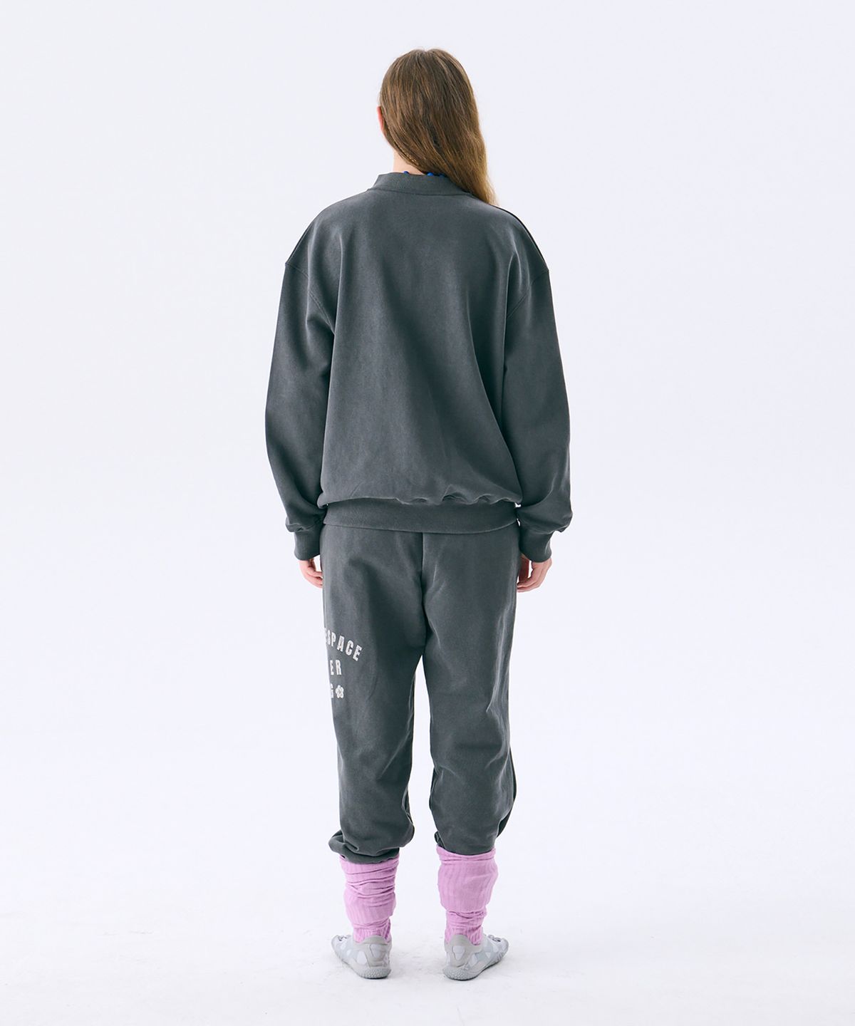 준준스페이스(JUNEJUNE SPACE) Vintage Sweat Pants_Dark Grey(빈티지 스웨트 팬츠_다크 그레이
