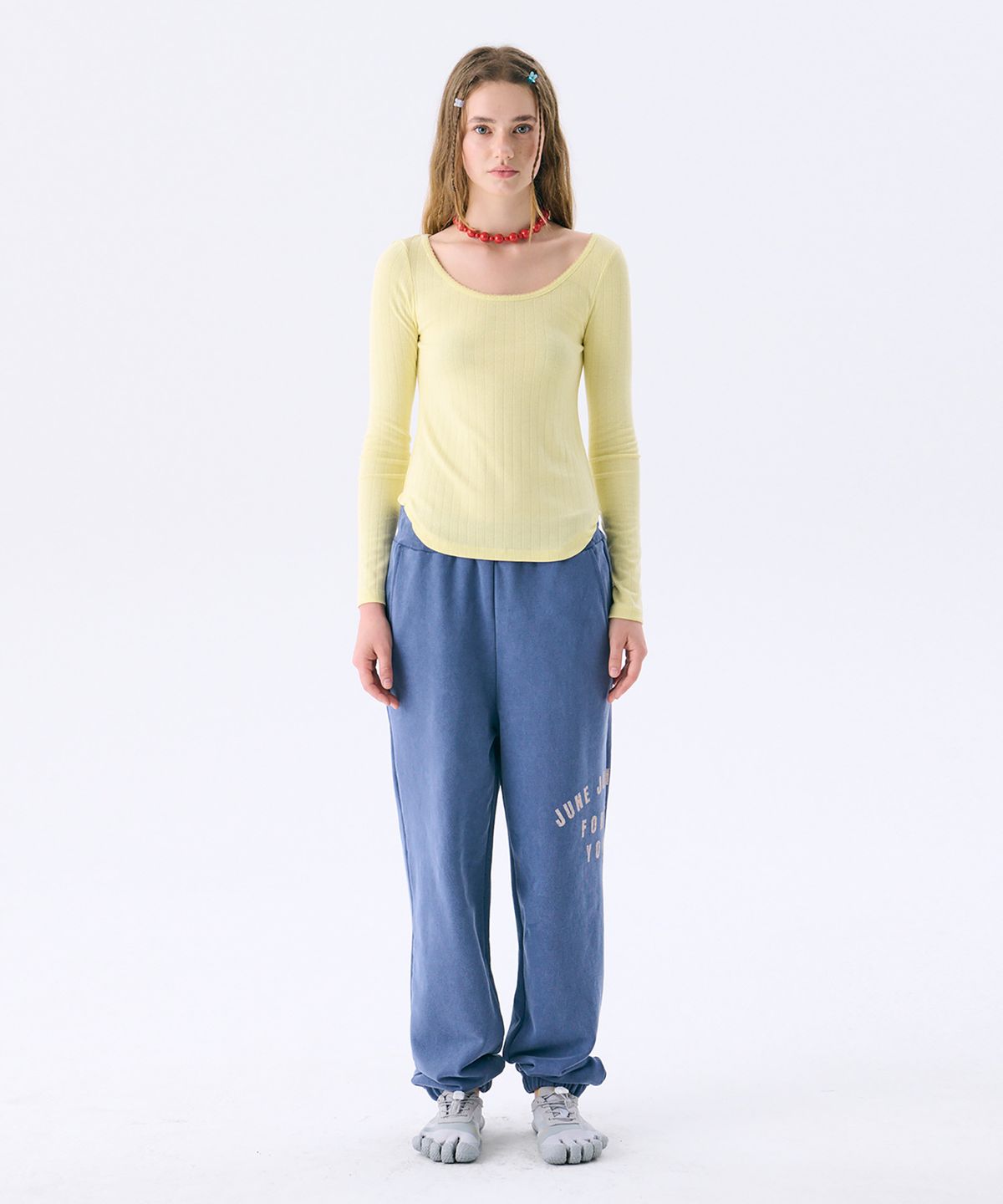 준준스페이스(JUNEJUNE SPACE) Vintage Sweat Pants_Blue(빈티지 스웨트 팬츠_블루