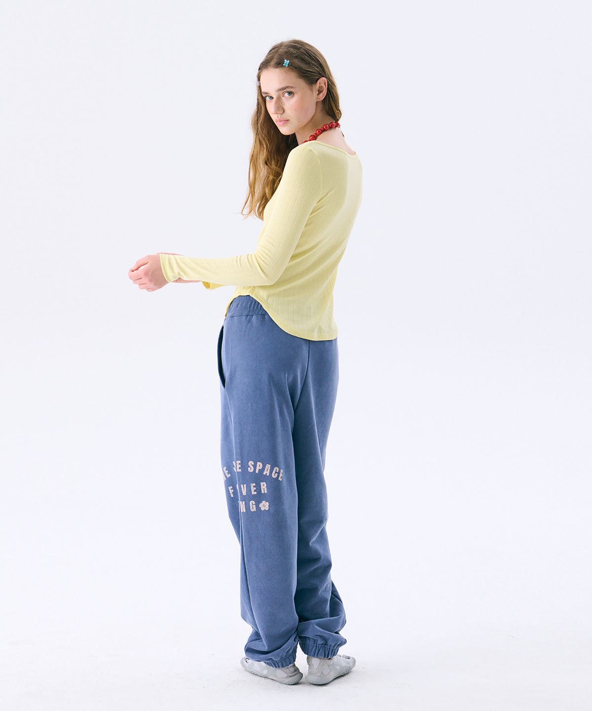 준준스페이스(JUNEJUNE SPACE) Vintage Sweat Pants_Blue(빈티지 스웨트 팬츠_블루