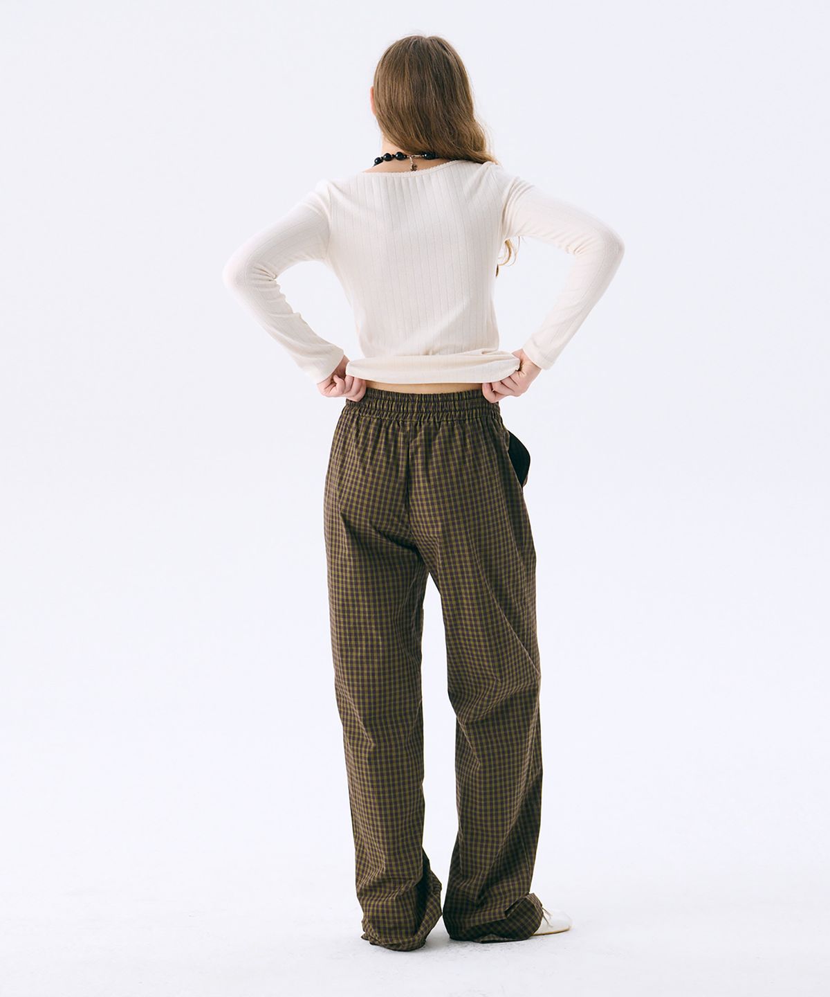 준준스페이스(JUNEJUNE SPACE) Pajama Pants_Khaki(파자마 팬츠_카키)