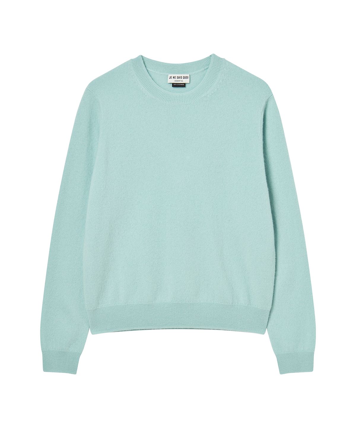 주느세콰(JE NE SAIS QUOI) [100% Cashmere] 시그니처 크루넥 캐시미어 풀오버_ 민트