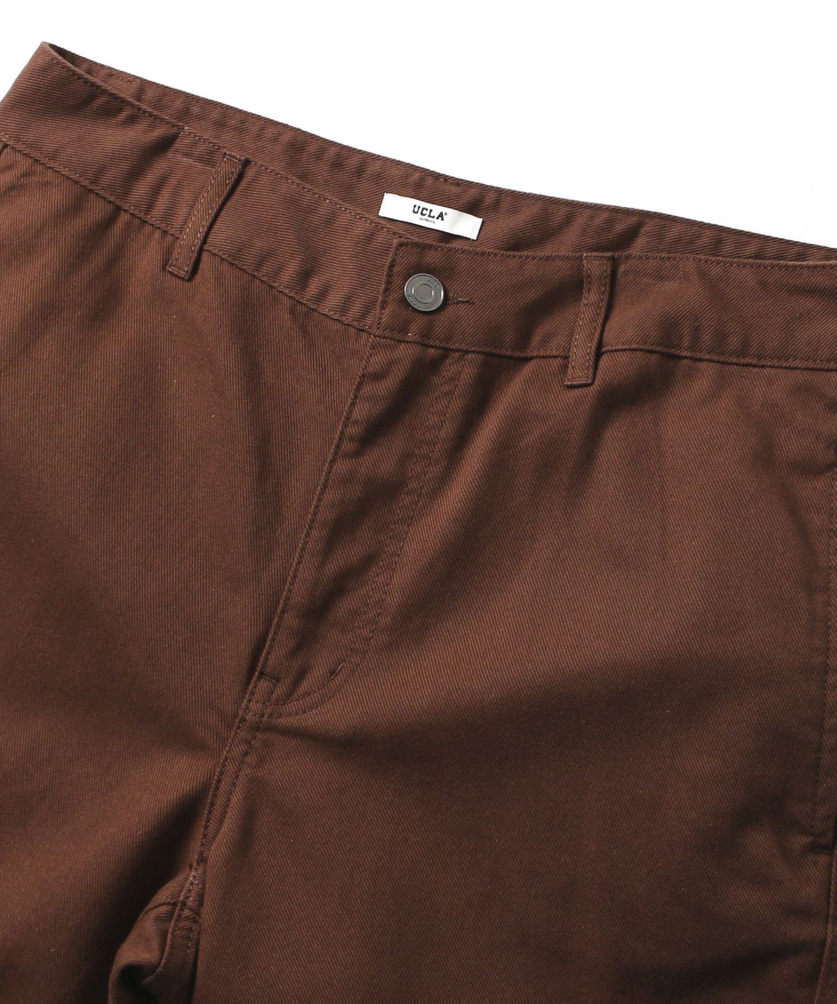 유씨엘에이(UCLA) 남녀공용 프레피 오버 와이드 칼라 데님 팬츠[BROWN](UB8DP20_55)