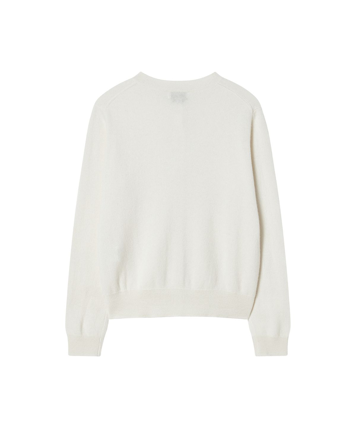 주느세콰(JE NE SAIS QUOI) [100% Cashmere] 시그니처 크루넥 캐시미어 가디건_ 아이보리