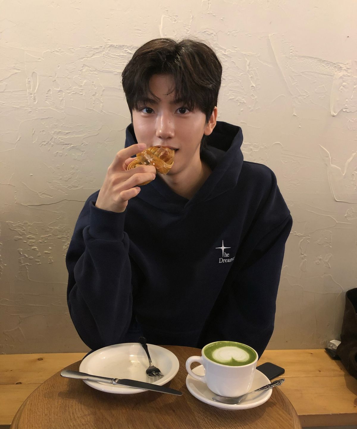 드리머(DREEMR) 중량담요 후드티 네이비